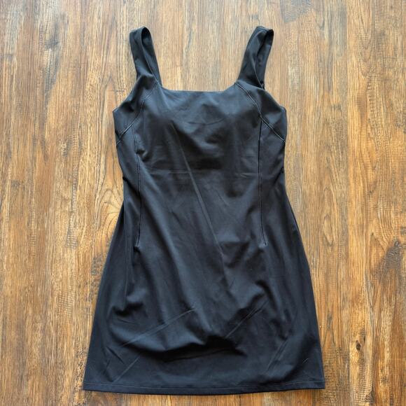 CALIA by Carrie Underwood Pants - Calia Inspire Scoop Back Dress pure black SMALL skort dress athletic dress $108